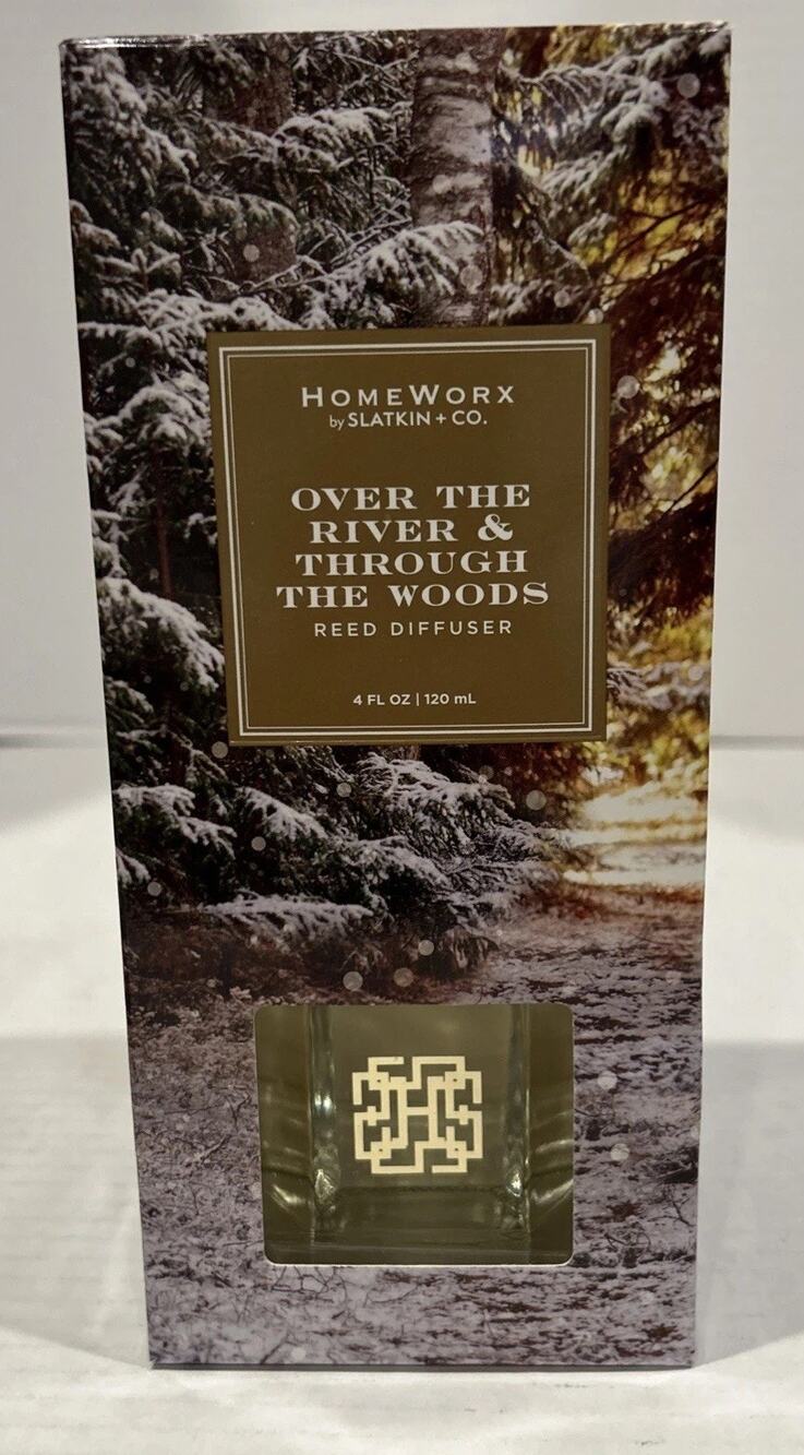 HomeWorx by Slatkin + Co Over the river and through the woods Reed Diffuser 4 oz